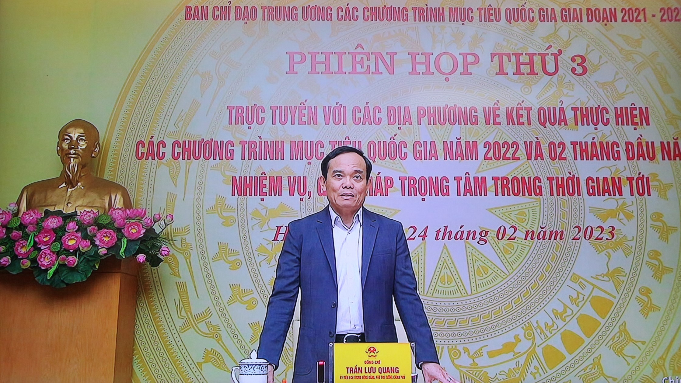 Phiên họp thứ 3 Ban Chỉ đạo Trung ương thực hiện các Chương trình mục tiêu quốc gia giai đoạn 2021 - 2025 